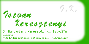 istvan keresztenyi business card